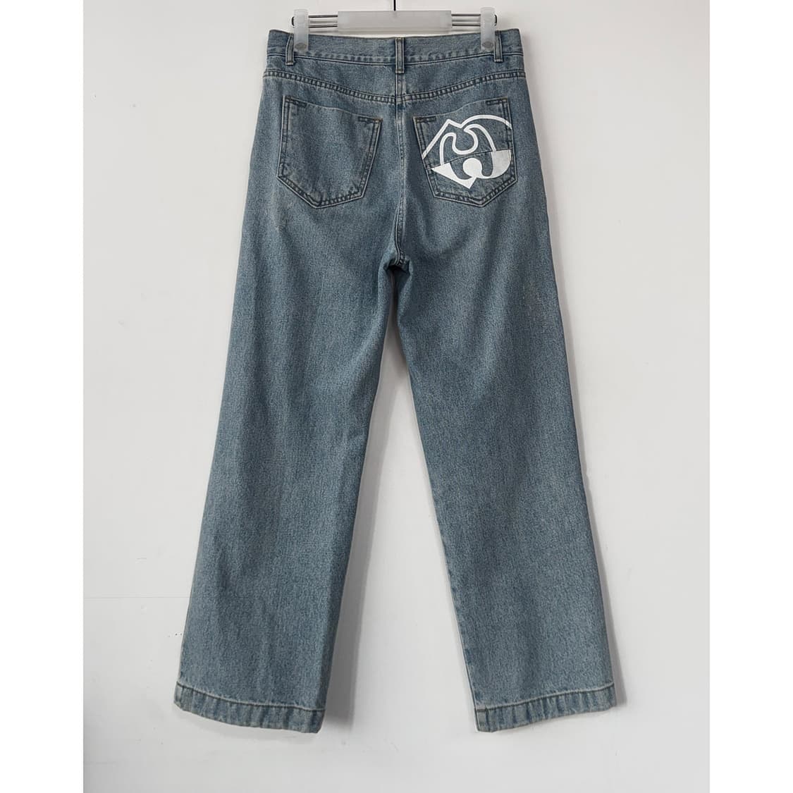 럭키슈에뜨 턱 데님 팬츠 상품이미지4