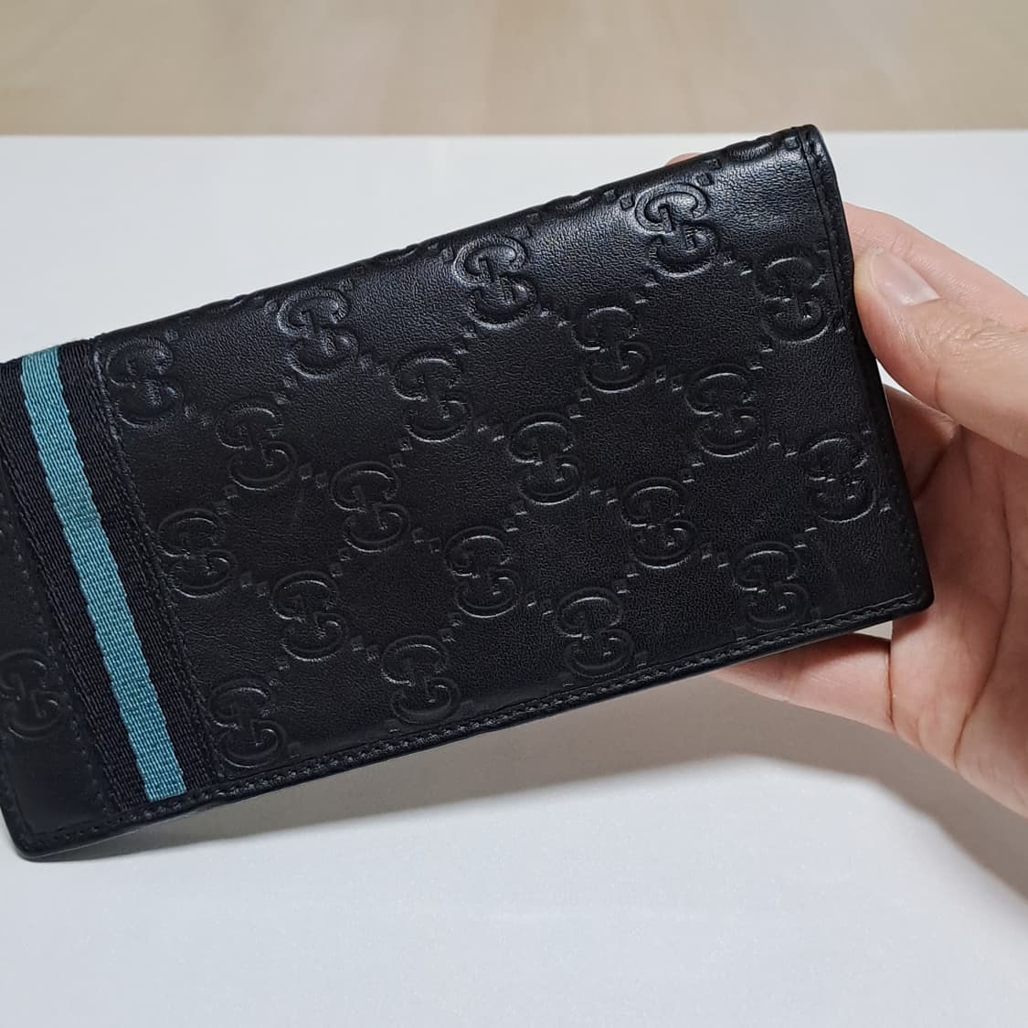 [100%/정품] 구찌 시마 레더 삼선 장지갑, 구찌지갑,구찌장지갑 상품이미지4