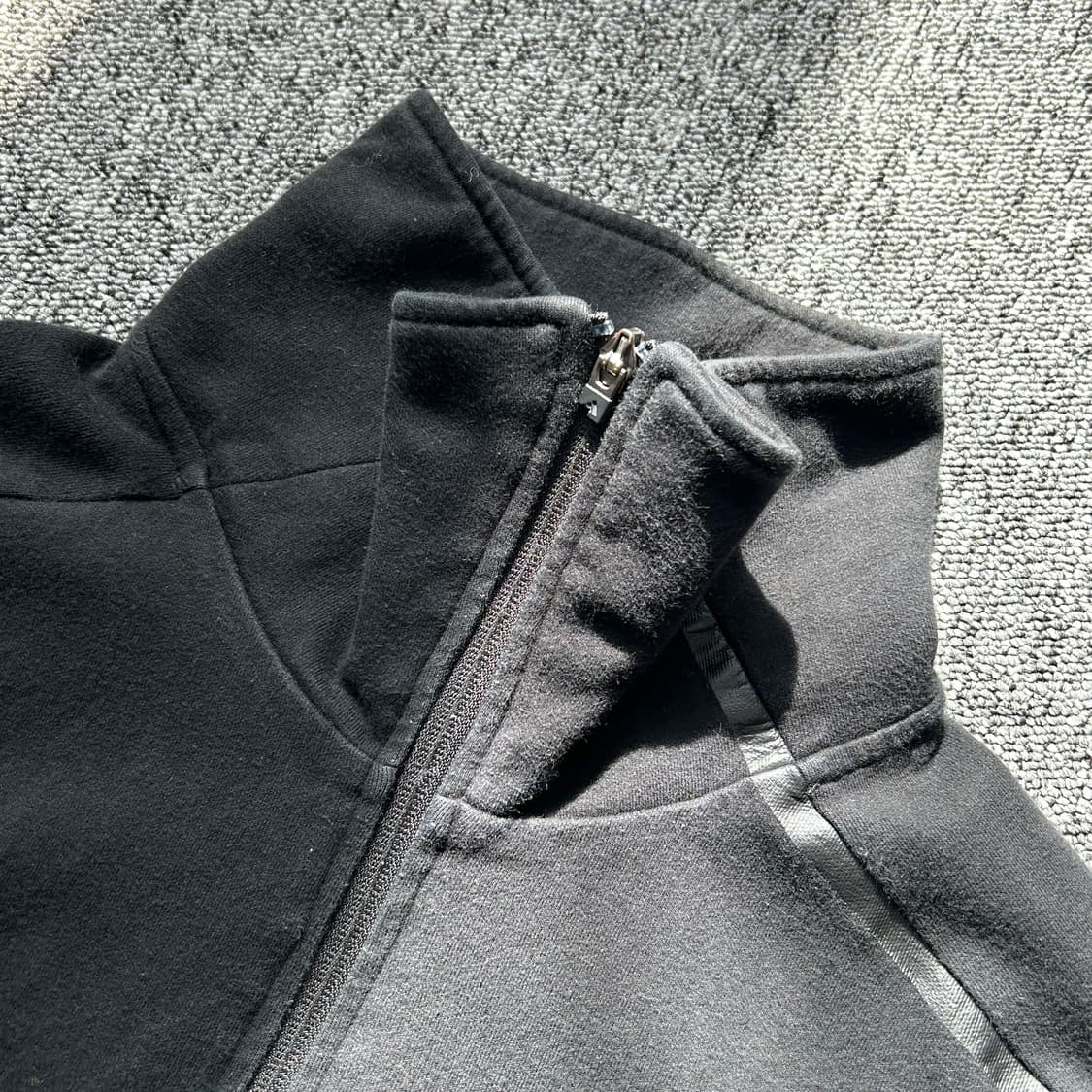 아디다스 블랙 트랙탑 집업 상품이미지3