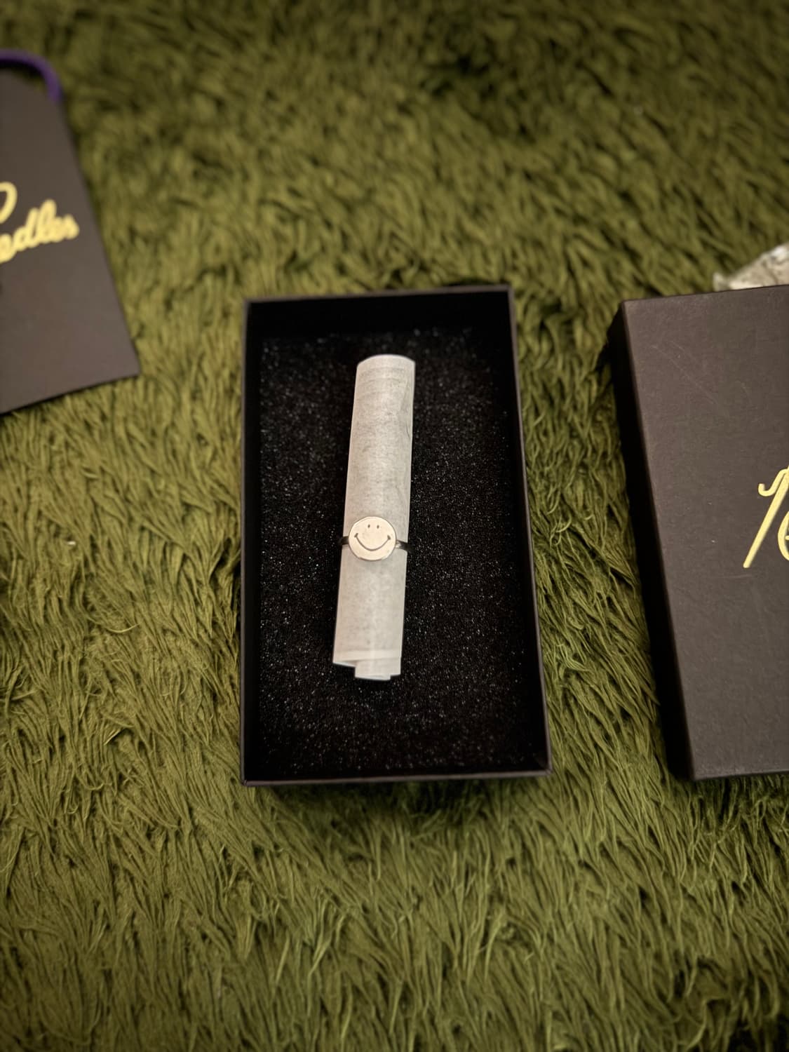 [17] NEEDLES 니들스 스마일 로고 실버 925 반지 링 상품이미지6