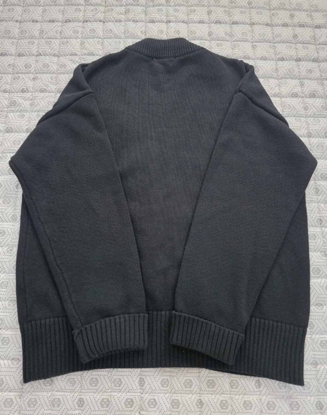 아미 빅 하트 로고 가디건 블랙 100 상품이미지6