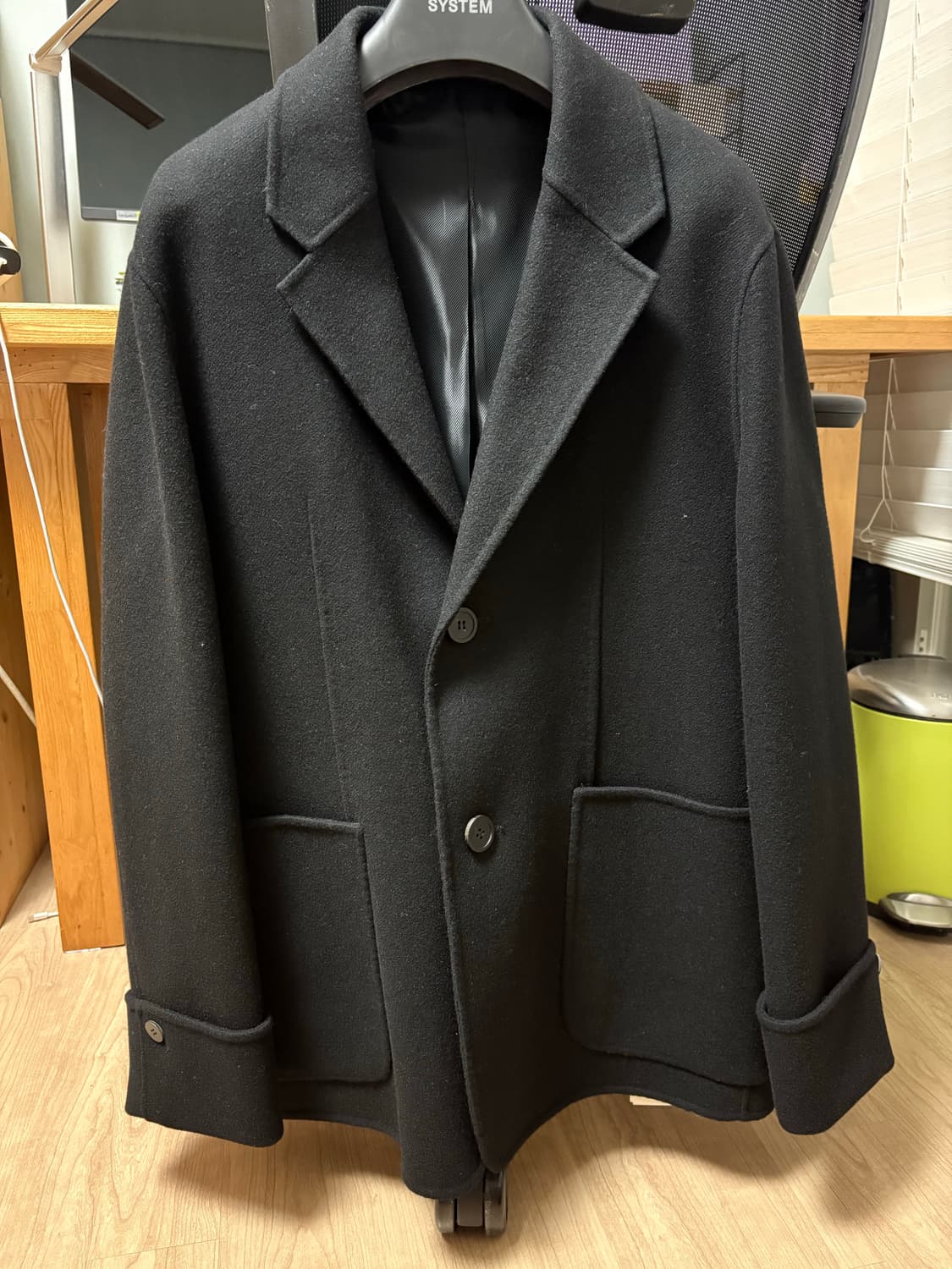 [46]솔리드옴므 턴업 블레이저 자켓 오버핏 상품이미지1