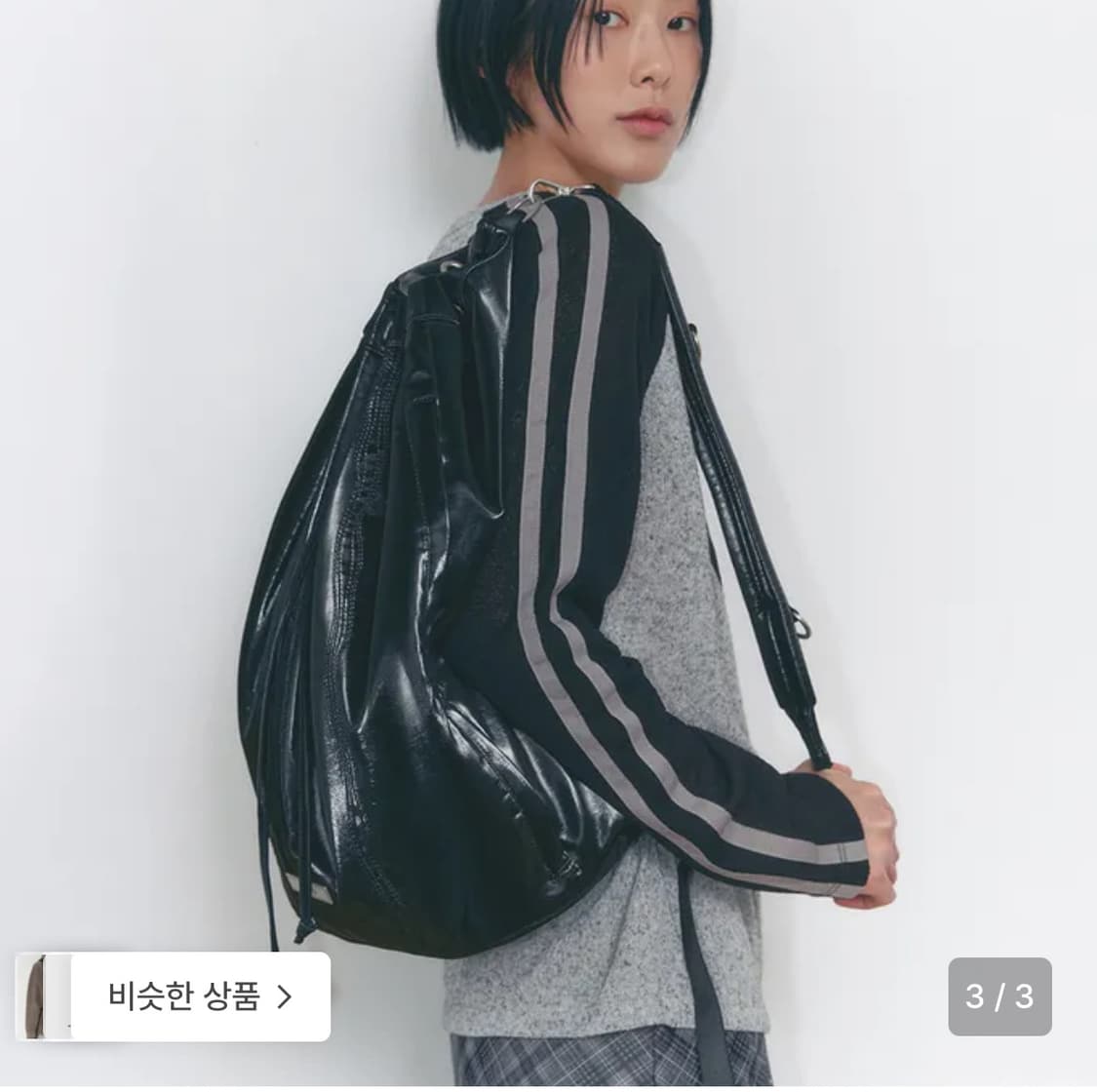 팔렛 글로시 레더 슬링백 상품이미지5
