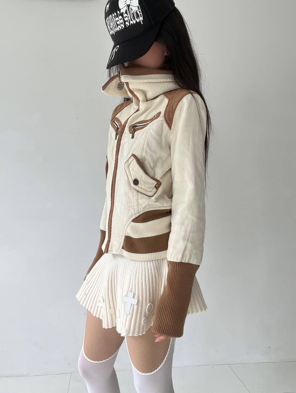 EGOIST High-neck Corduroy Jacket 상품이미지2