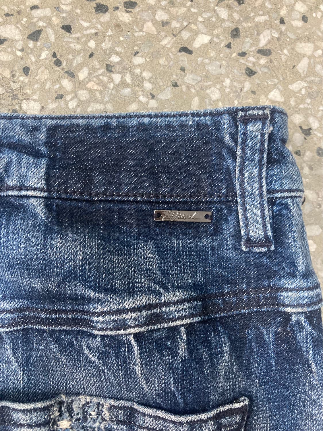 diesel 데님 미니 스커트 상품이미지6