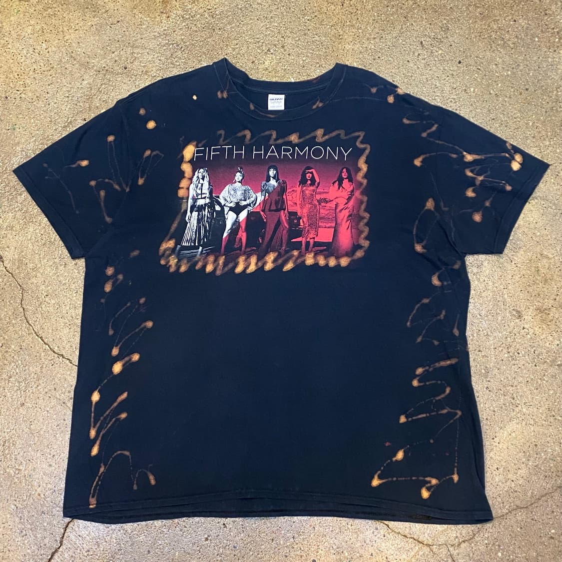 미국 빈티지 피프티 하모니 FIFTY HARMONY 락티셔츠 반팔티 상품이미지1
