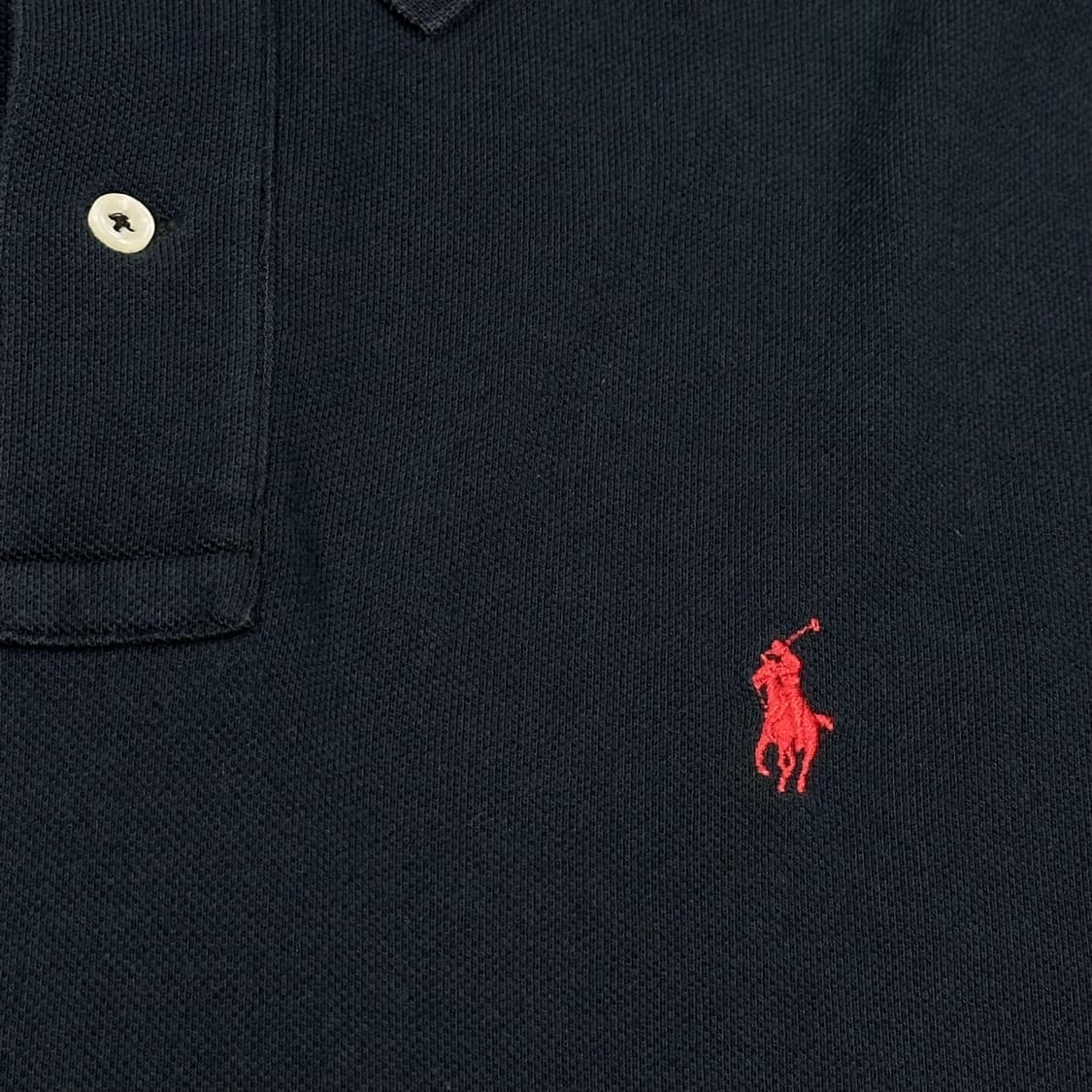 폴로 랄프로렌 포니 블랙 카라 긴팔티셔츠 (M) 상품이미지3