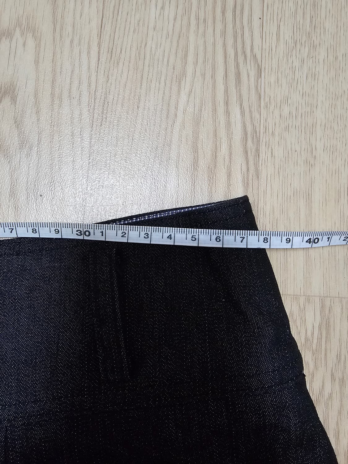 파리게이츠 청 데님  골프 스커트 리본 포인트 28~29 상품이미지6