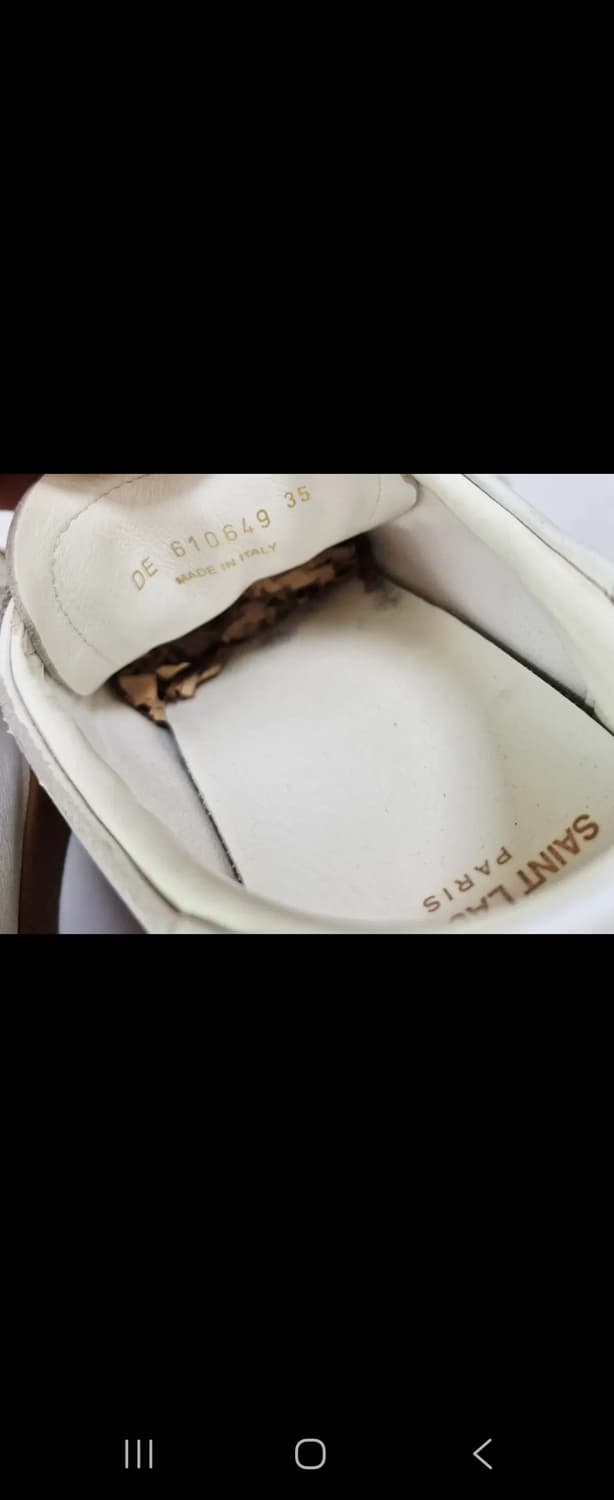 생로랑  클래식 SL06 화이트 스니커즈 풀구성 EU35 상품이미지9