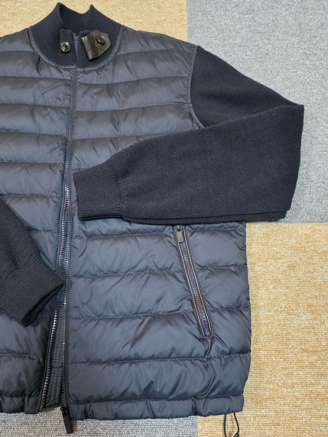 마시모두띠 네이비 패딩 니트 자켓 [100사이즈] 상품이미지3