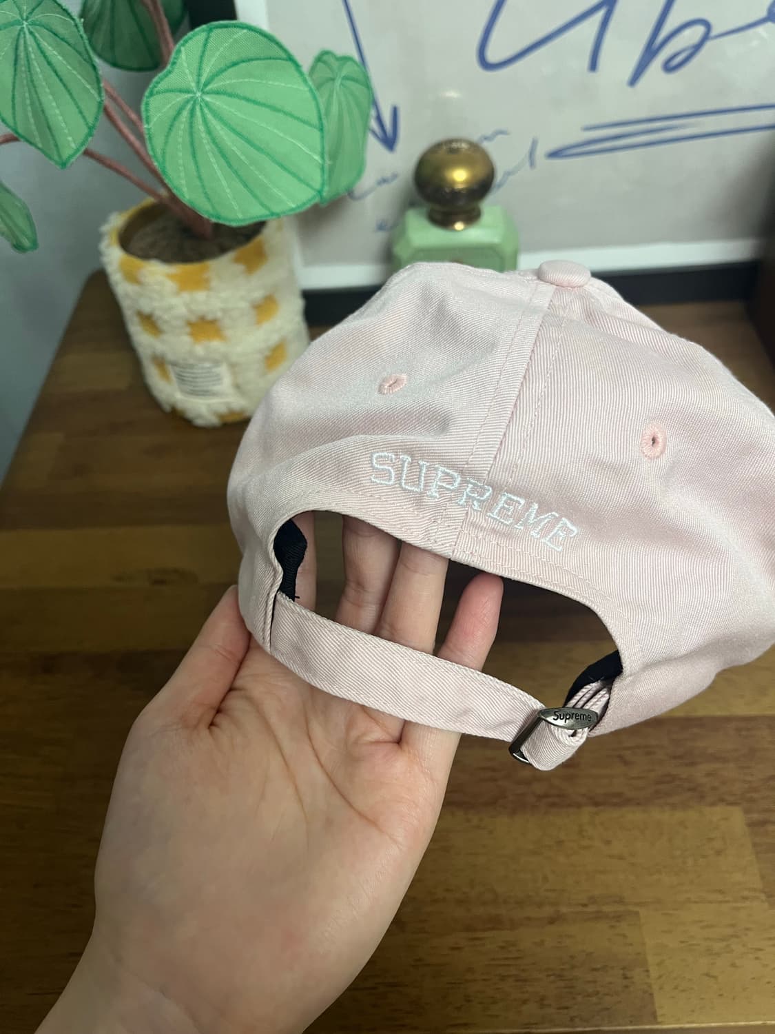 슈프림 오발 6-패널 캡 라이트 핑크 상품이미지2