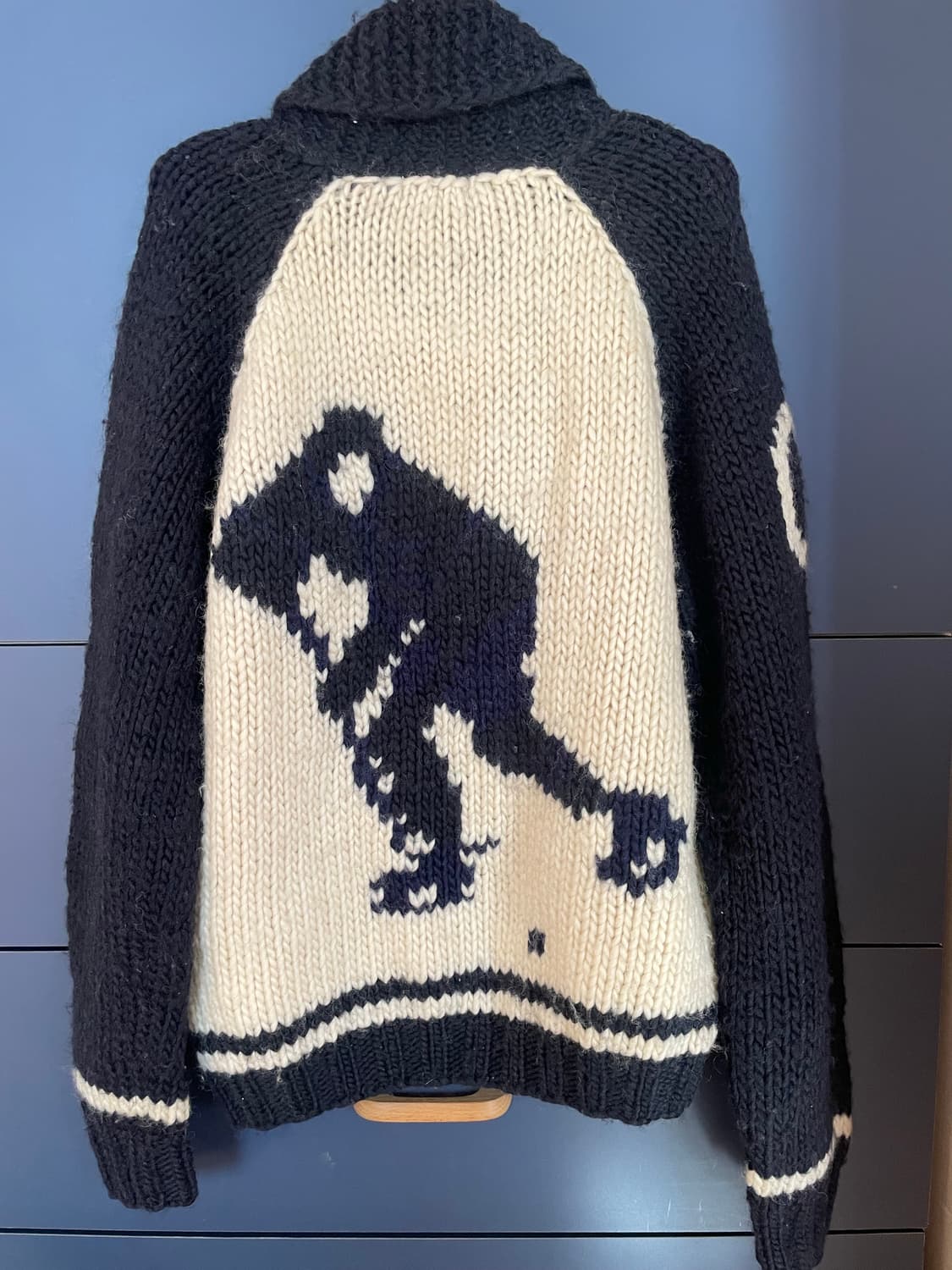 Al mese 코위찬 헤비울 니트 집업 상품이미지3