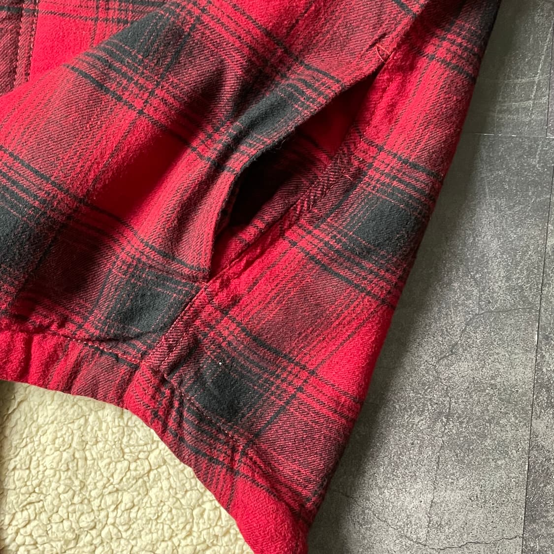 FIELD & STREAM 필드앤스트림 빈티지 셰르파안감 체크플란넬 자켓 상품이미지5