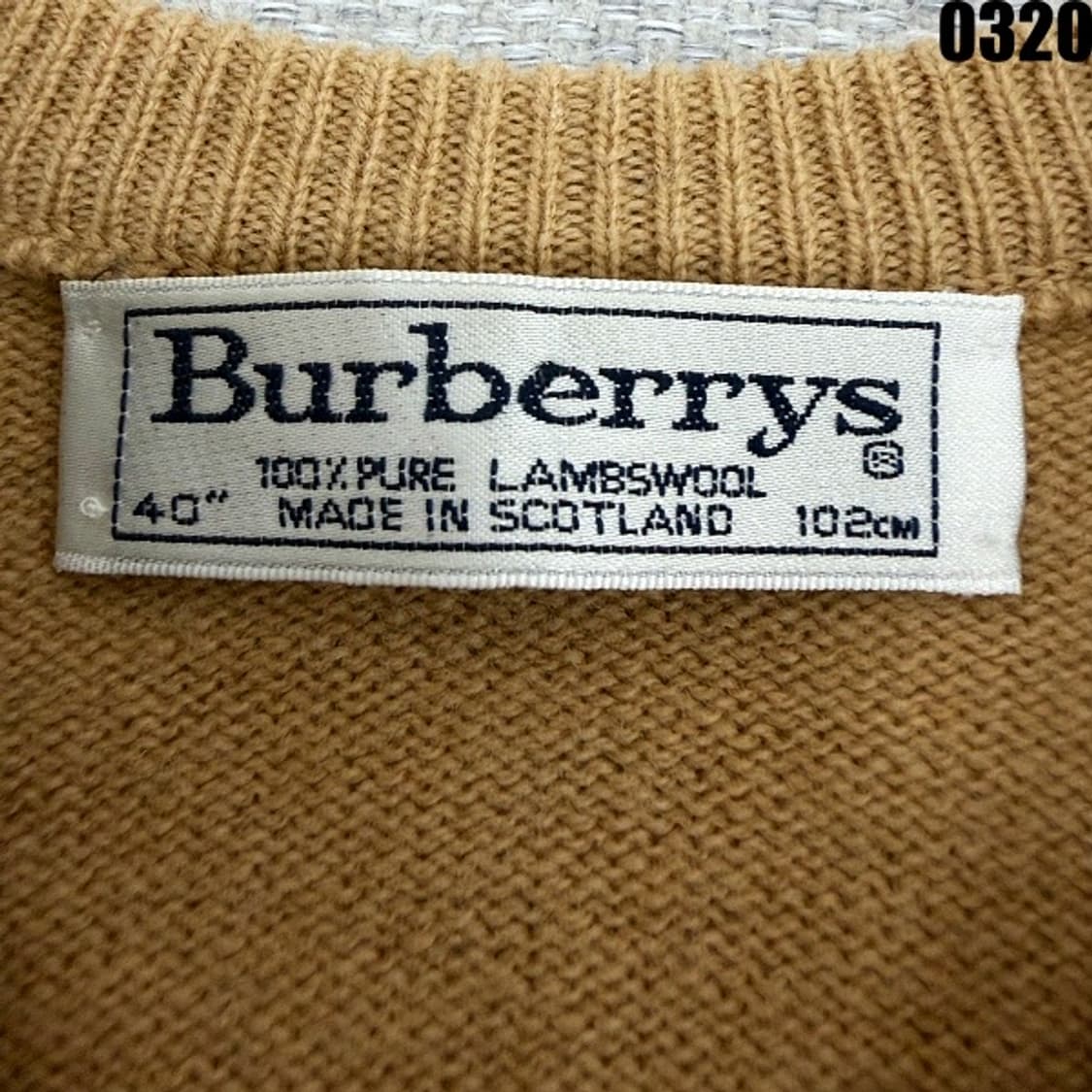 버버리 클래식 라인의 램스울 니트 가디건 100 상품이미지6