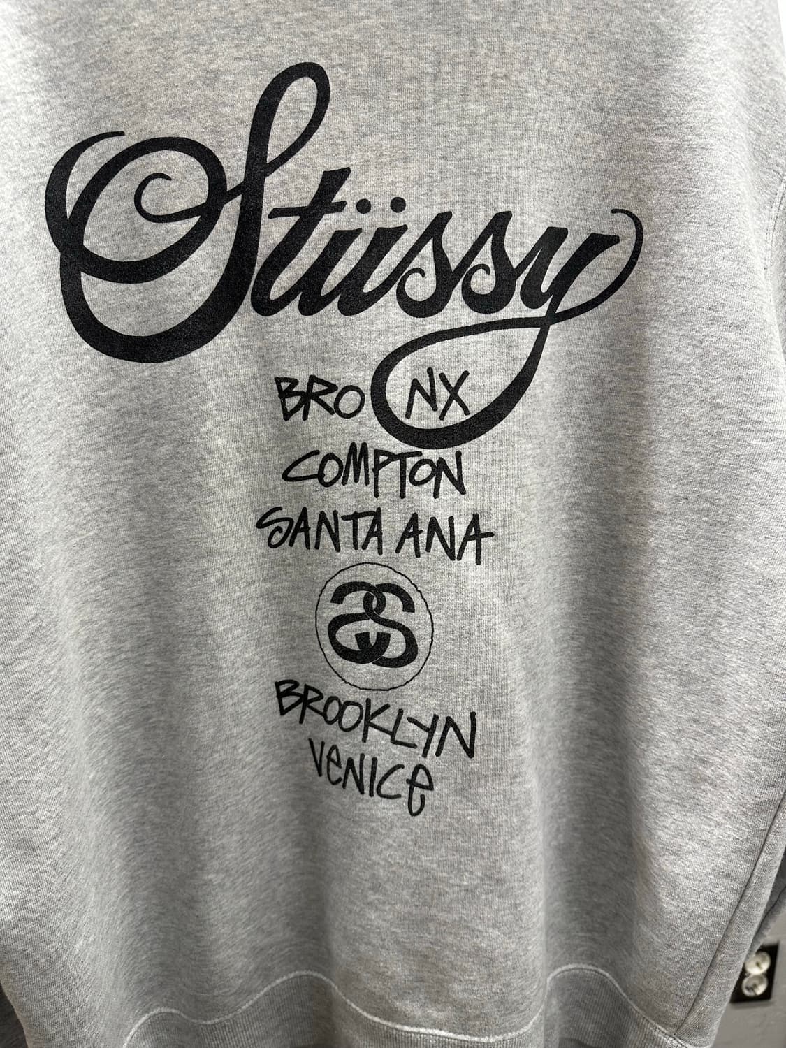 스투시 월드투어 후드집업 L  상품이미지4