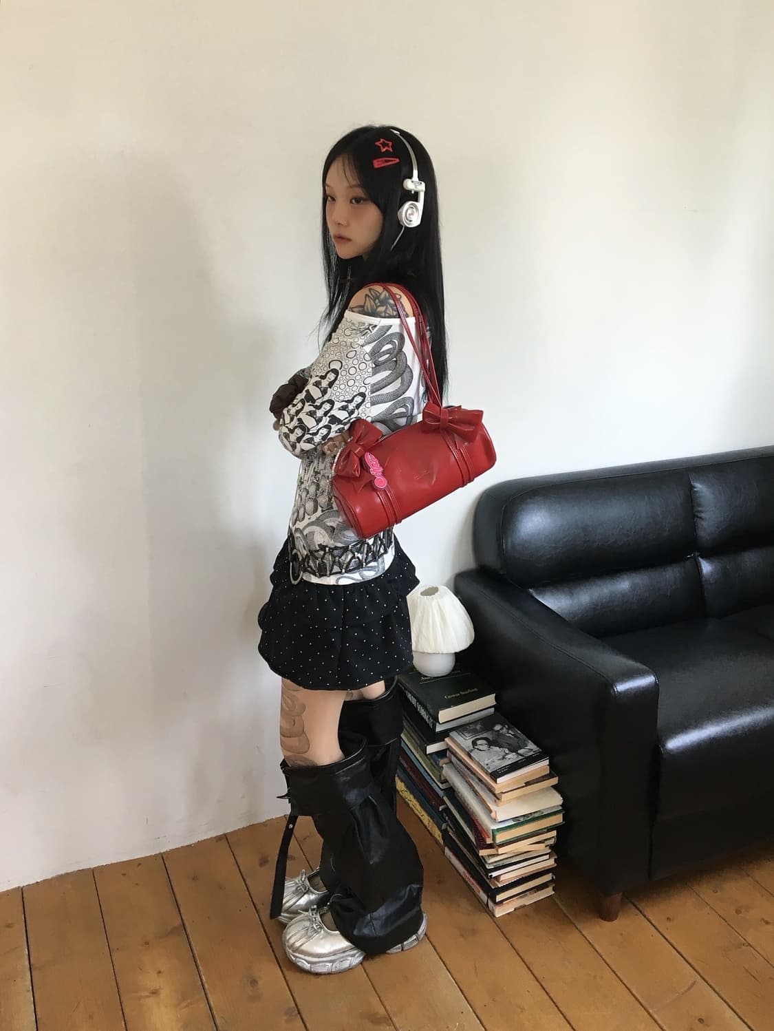 히스테릭 글래머 스네이크 롱슬리브 상품이미지3