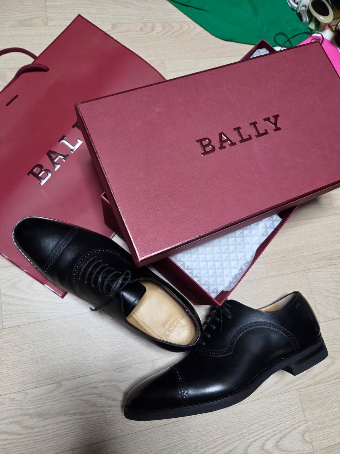 (새상품)(SWISS MADE)BALLY 구두 드레스 수트 정장구두 더비 상품이미지1