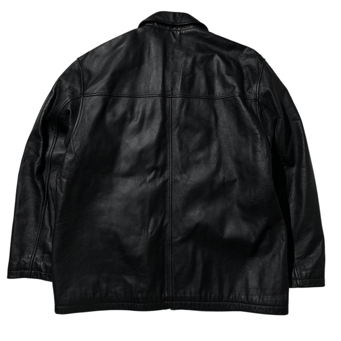 True Grit 레더 싱글 자켓 블랙 상품이미지2