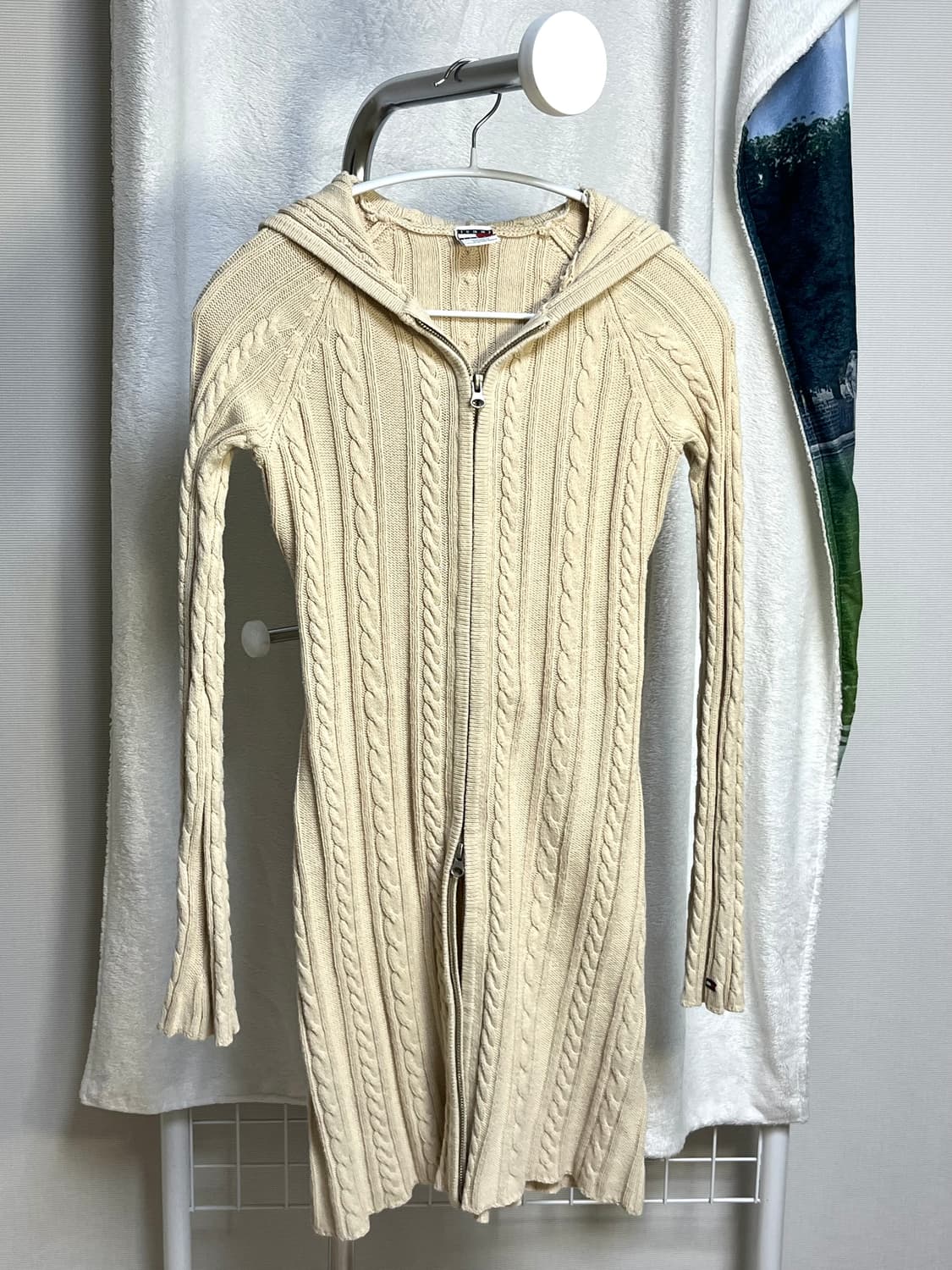 타미 힐피거 케이블 니트 미니 원피스(+후드) 상품이미지10