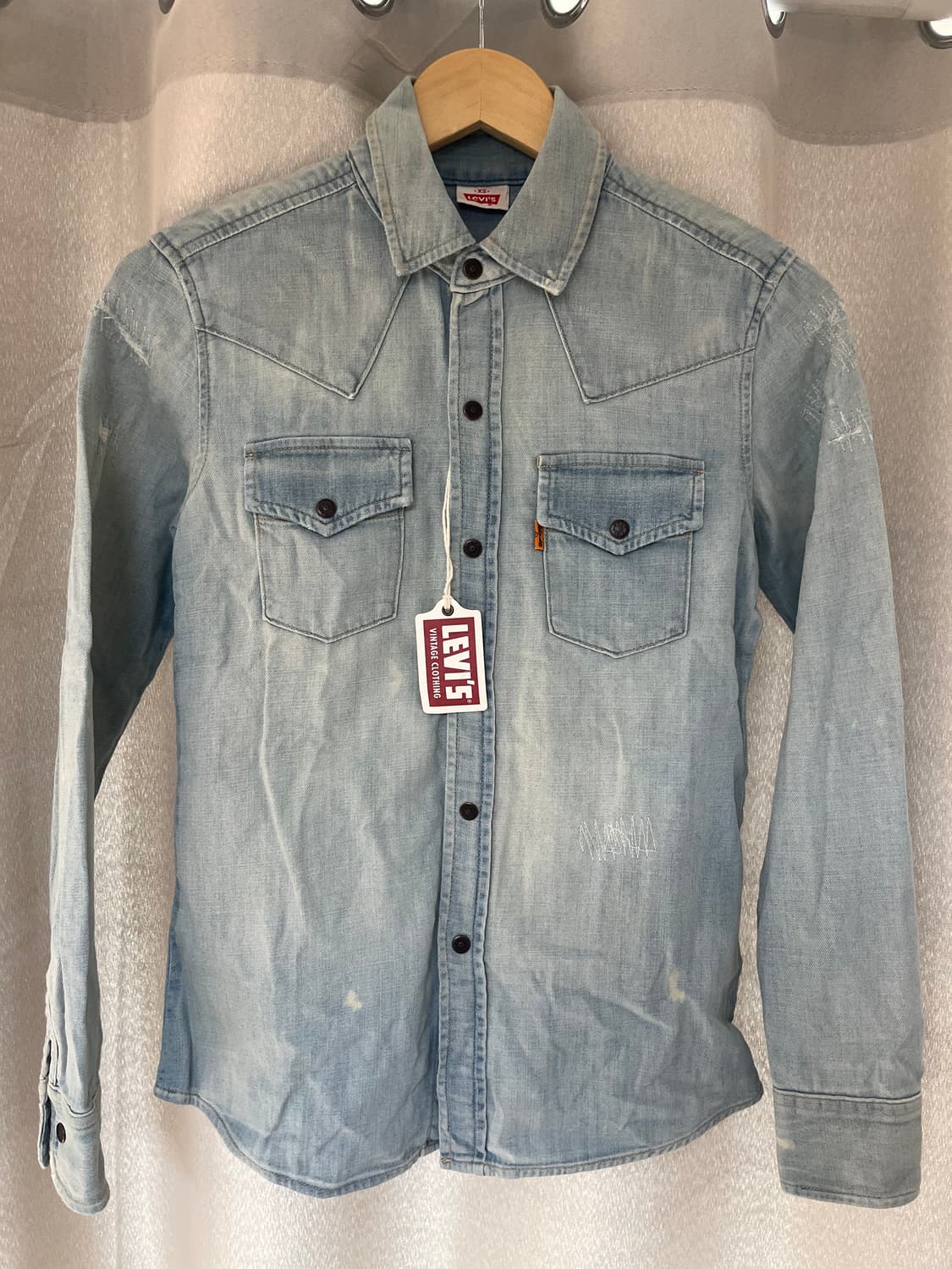 LVC 웨스턴 데님 셔츠 새제품(리바이스, RRL, LVC) 상품이미지1