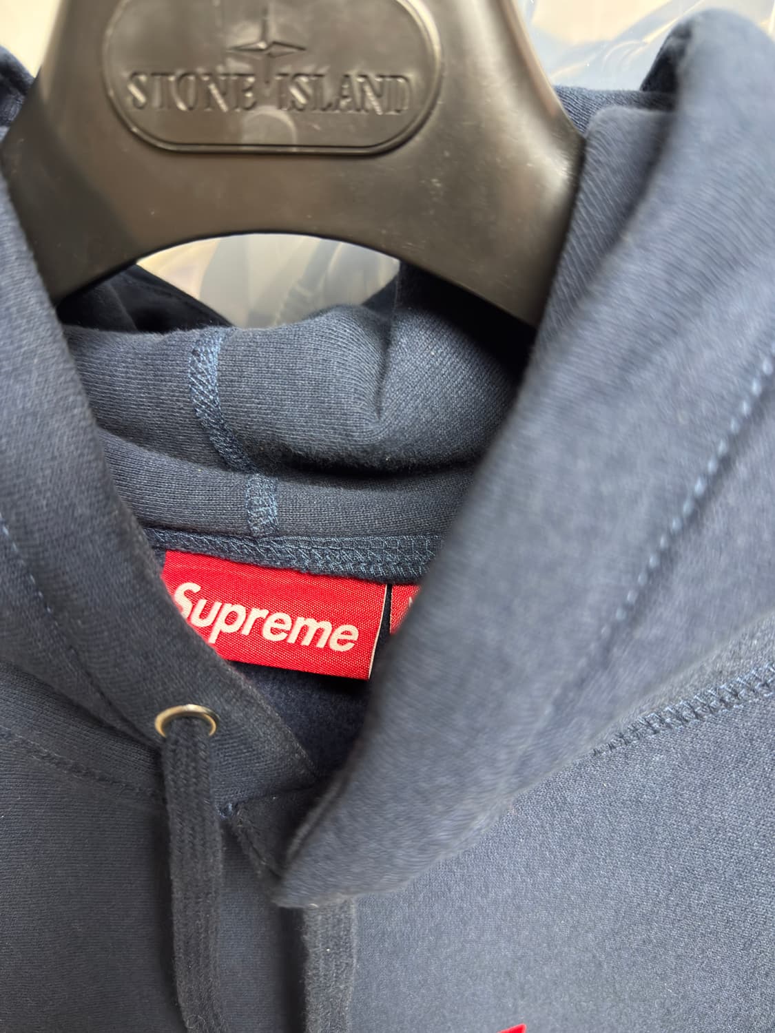 슈프림 24fw 박스로고 후드 네이비 XL 상품이미지2