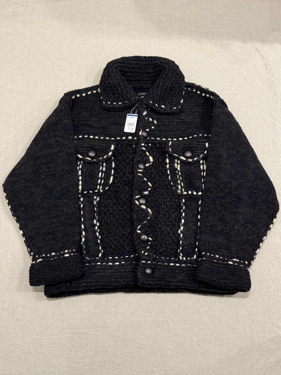 캐피탈 울 핸드니트 코위찬 상품이미지1