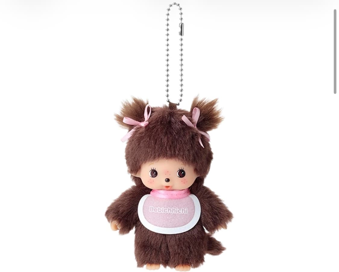 몬치치 베비치치 빅헤드 걸 키 체인 브라운 상품이미지1