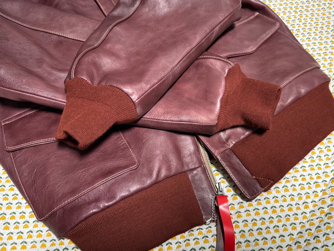 리얼시몬스 버건디 A2자켓 42size 상품이미지4