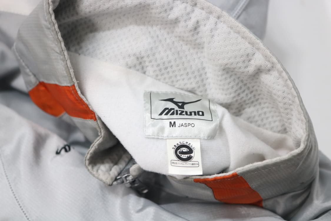 미즈노 빈티지 오렌지 배색 스포츠 윈드브레이커 (M) 상품이미지10