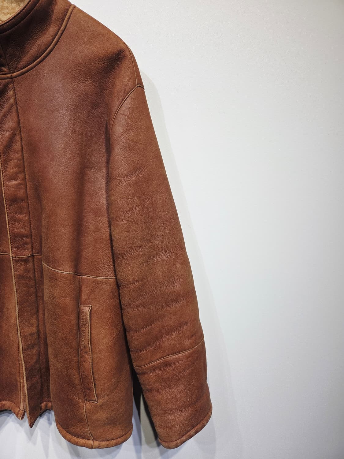 까르뜨블랑슈 브라운 천연 양가죽 자켓_100 상품이미지4