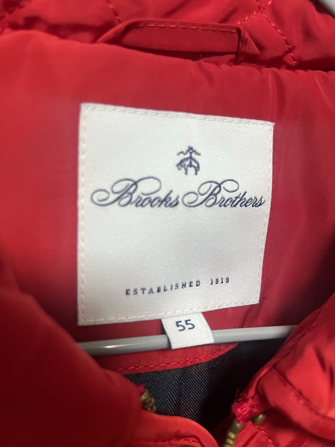 브룩스브라더스 레드 퀼팅 조끼 상품이미지5
