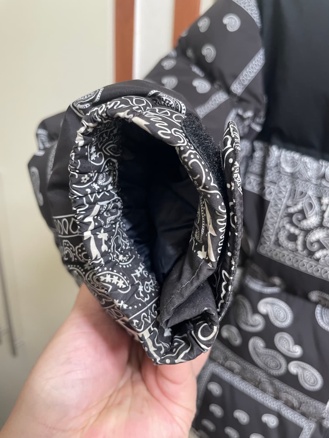 노스페이스 x 케이스스터디 눕시 반다나 블랙 XL 상품이미지4