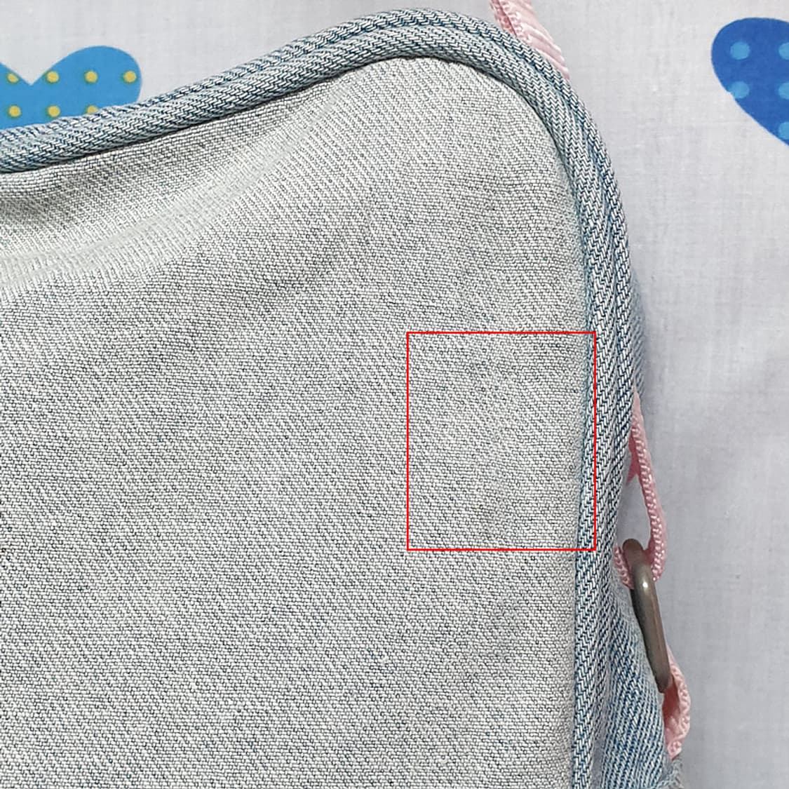 데님 자수 하트 플라워 꽃무늬 토끼 래빗 곰돌이 테디베어 가방 크로스백 상품이미지8