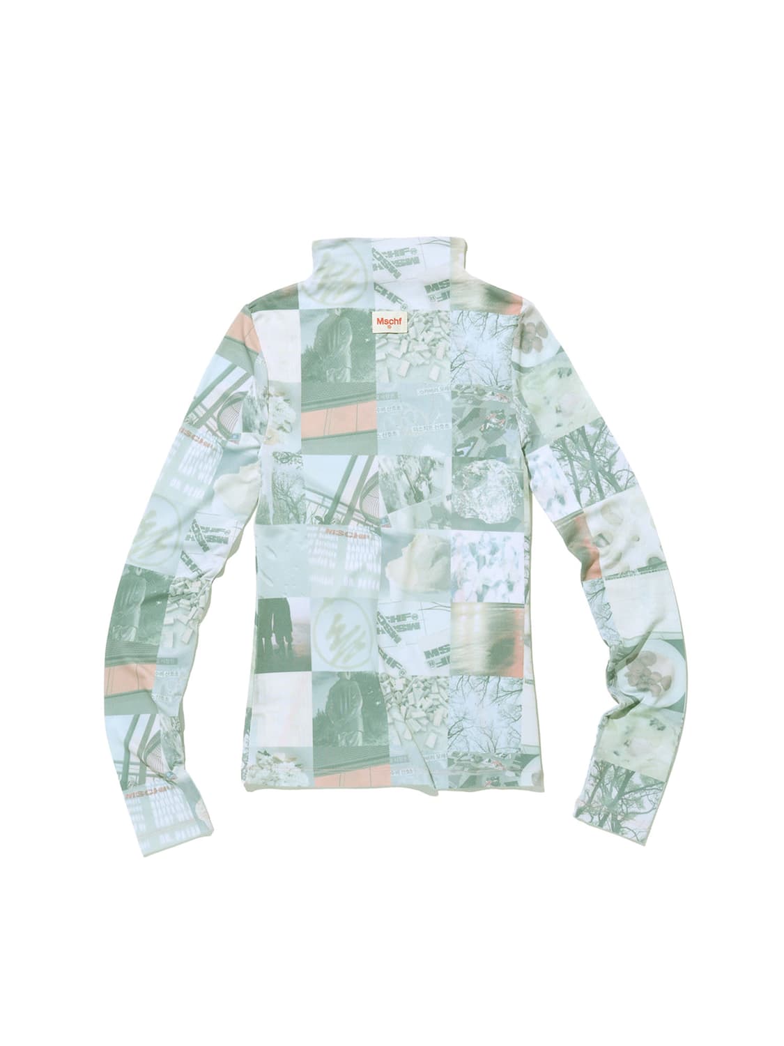 미스치프 프린티드 싸이클링 져지 탑 멀티 그레이 S 상품이미지2