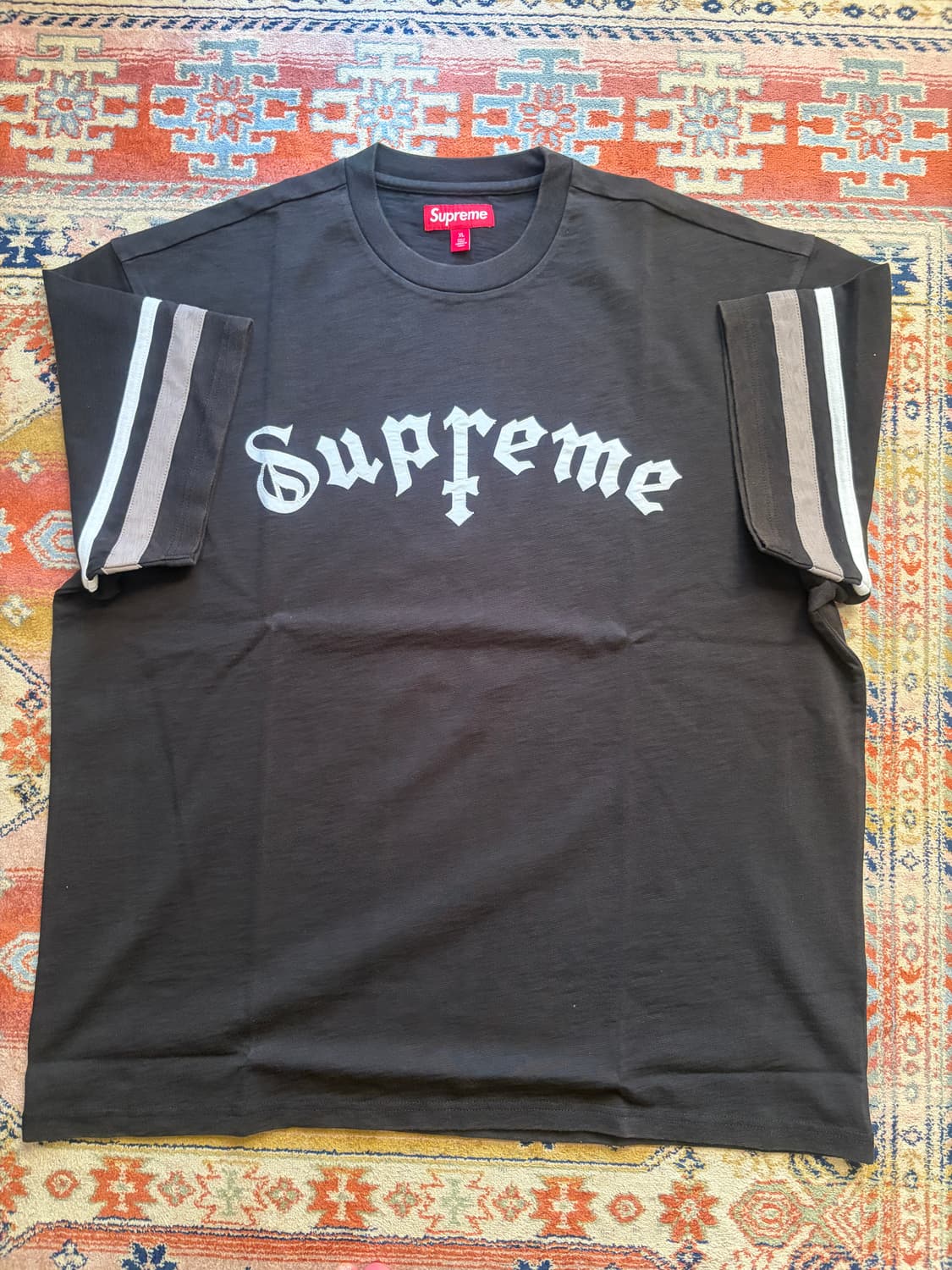Supreme Cross S/S Top Black -25FW- 상품이미지2