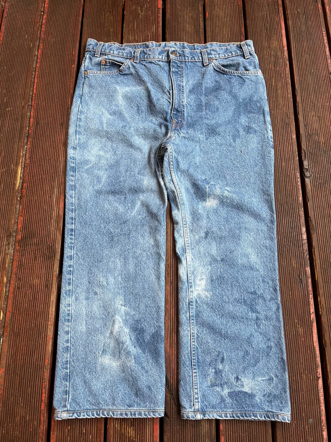 1990s USA Orange Tab Levis 517 Jeans 상품이미지1