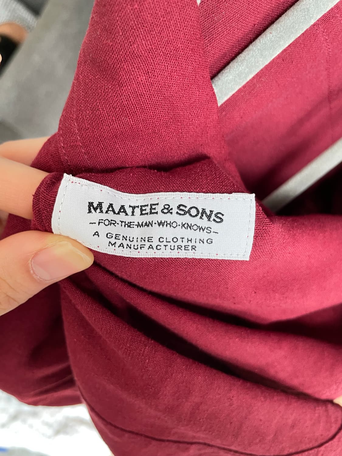 마티앤선즈 린넨 커버올 자켓 상품이미지7