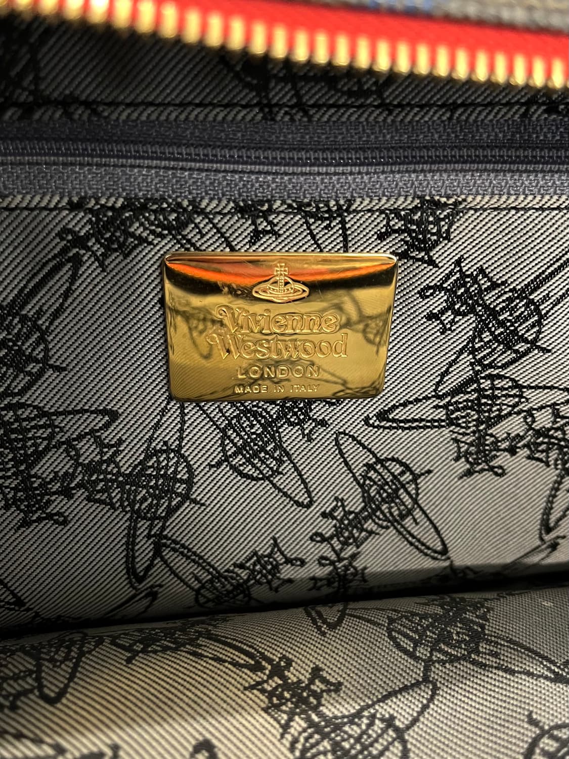 비비안웨스트우드 체크 하트 실루엣 백 상품이미지7