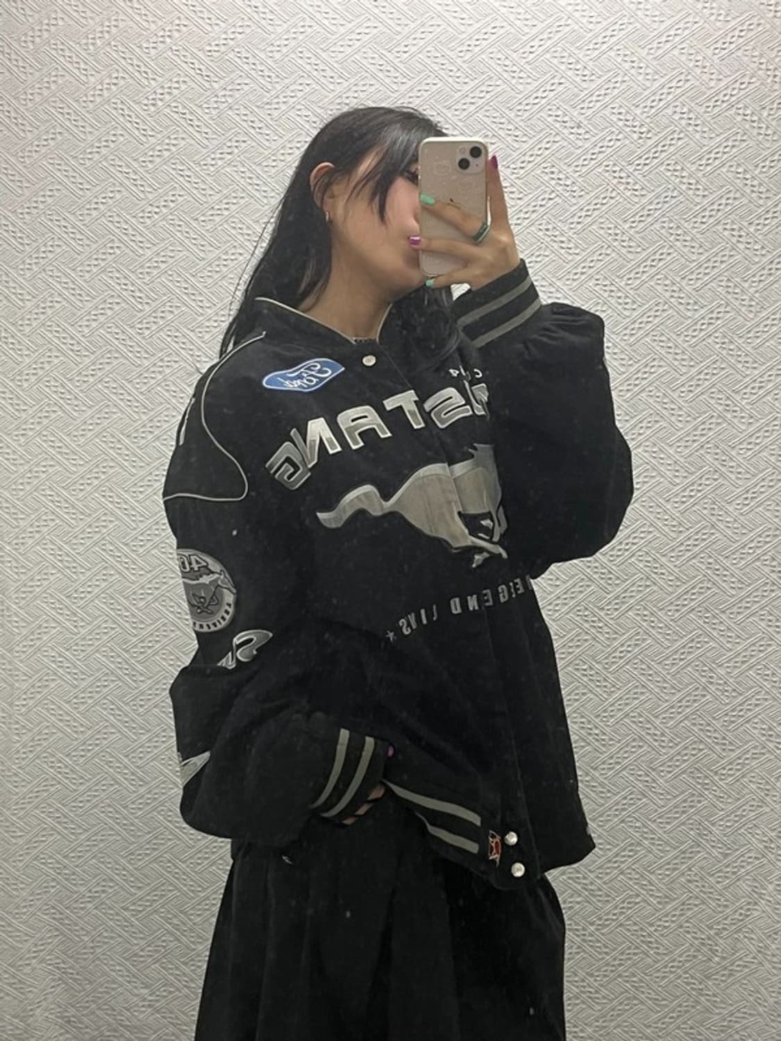 JH 디자인 제프해밀턴 머스탱 빅사이즈 레이싱 자켓 120 C06553 상품이미지2