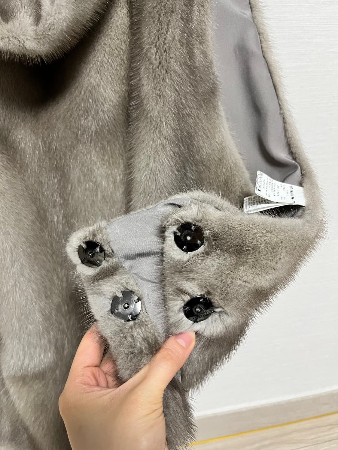 [M(66-77)] 휘메일 풀스킨 밍크 터틀 베스트 상품이미지9