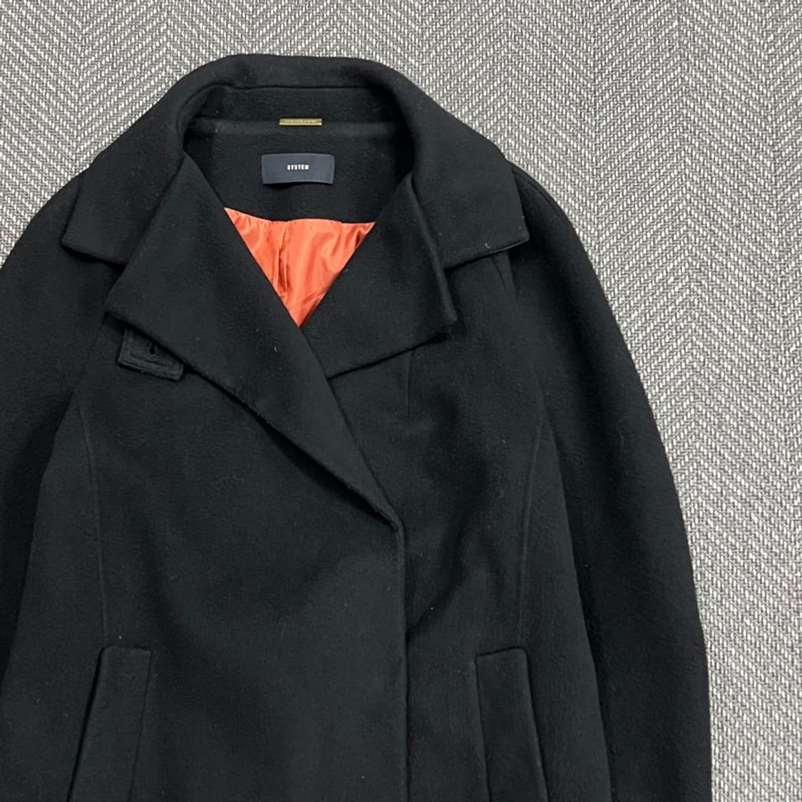 시스템 울 캐시미어코트 v1248 상품이미지4