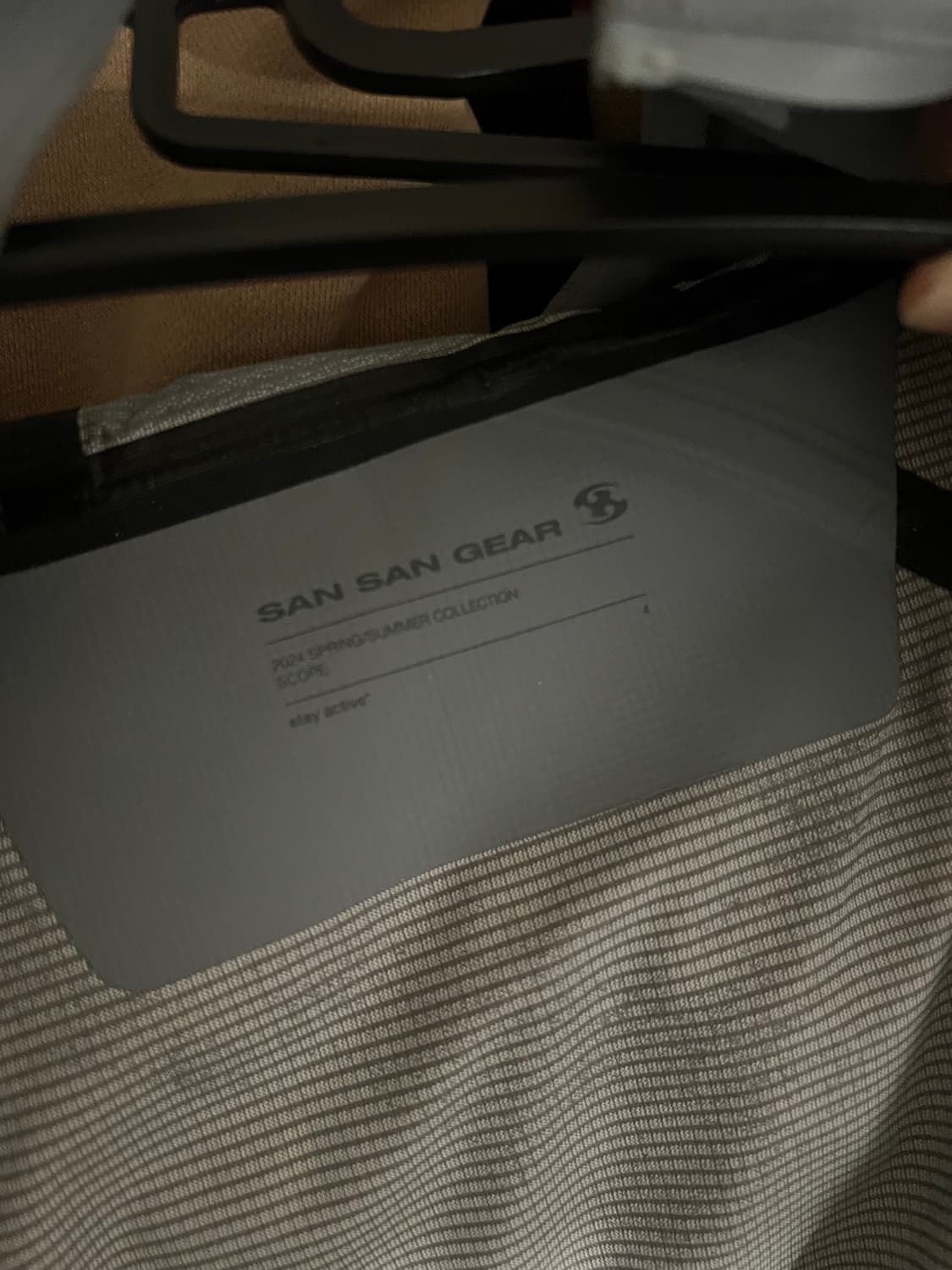 산산기어 24/ss쉴디드 자켓 (뉴진스 민지 착용품) 상품이미지6