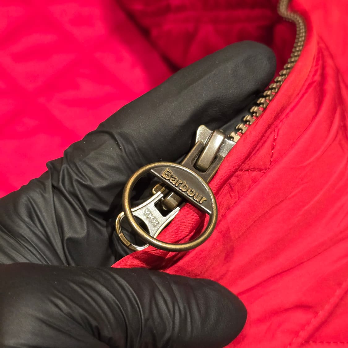 Barbour 레드 로워데일 퀼팅 베스트 상품이미지4