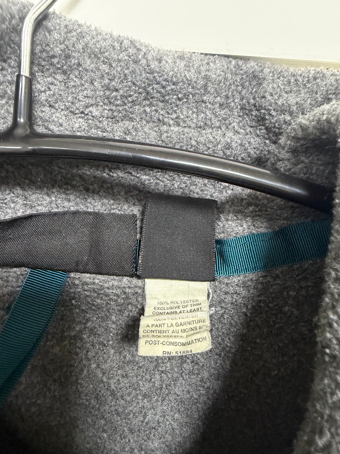 90s 빈티지파타고니아 신칠라 딥파일 플리스집업,그레이/L사이즈 상품이미지7