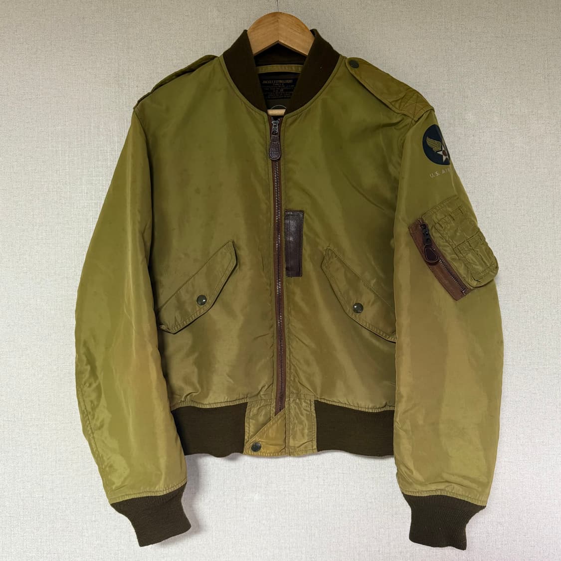 [38]버즈릭슨 L-2 올리브 항공점퍼 상품이미지1