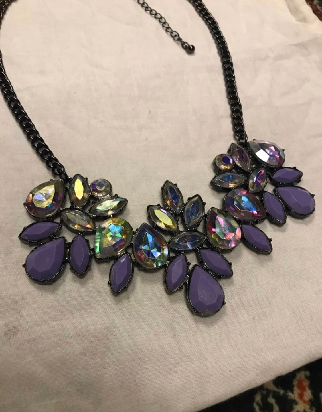 런던 쥬얼리 디자이너 퍼플 키치 넥클리스 상품이미지2