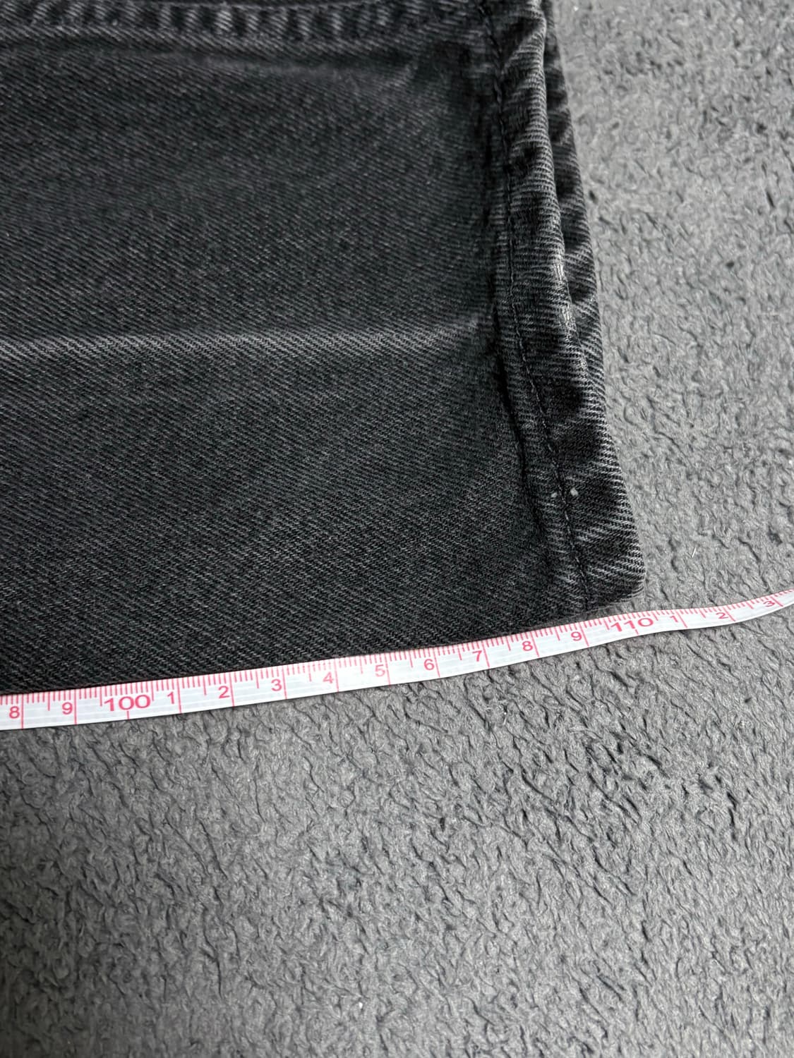 (34x32, 실측 33) 90s 리바이스 505 USA 흑청 블랙진 상품이미지9