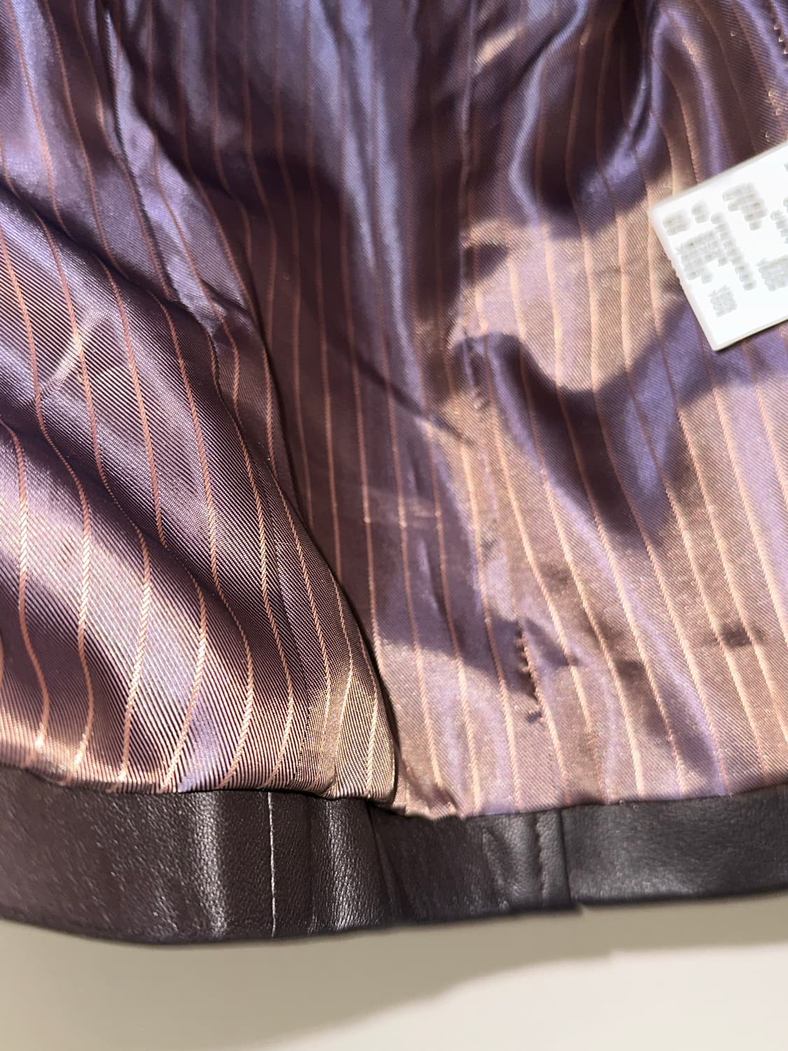 빈티지 비대칭 양가죽자켓 상품이미지2