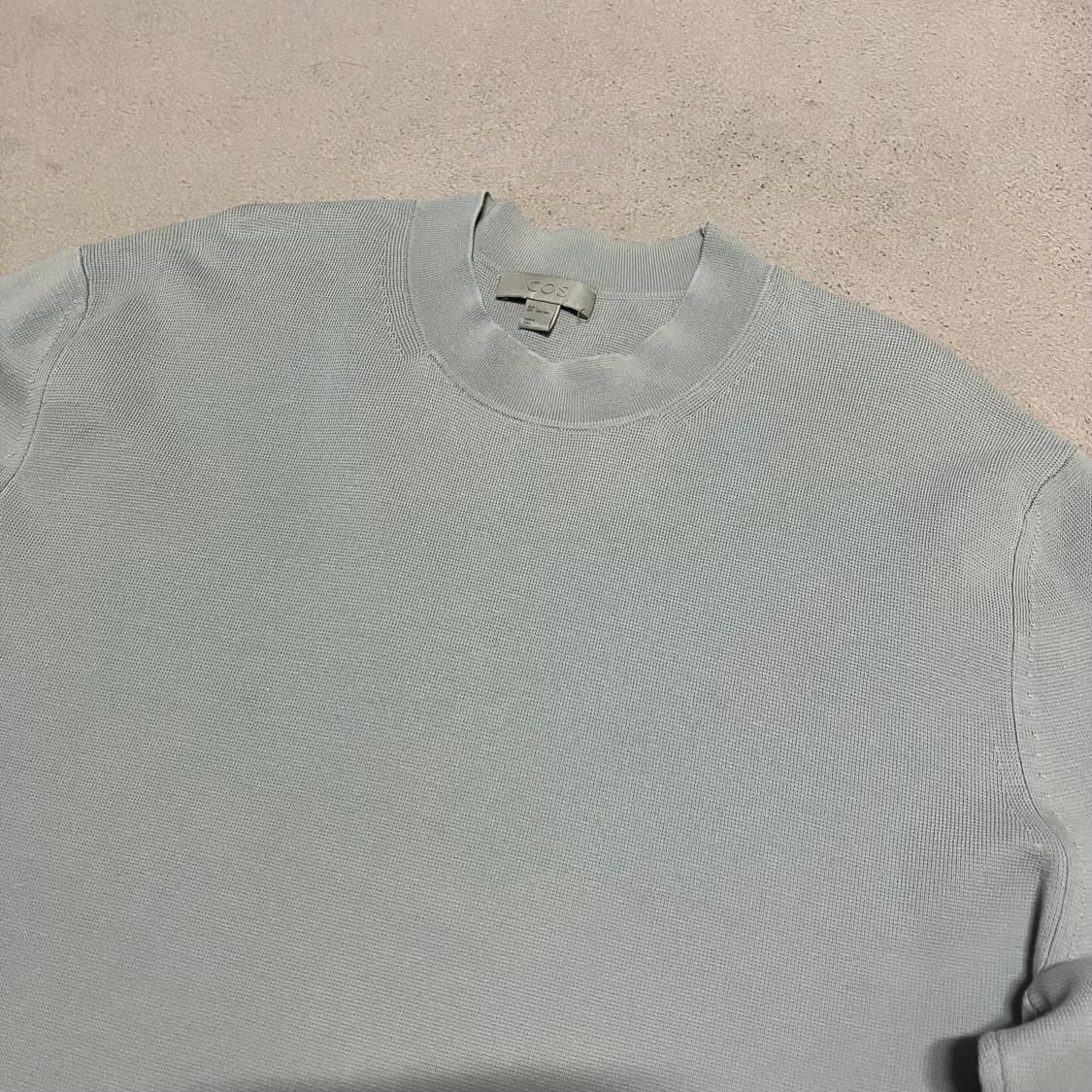 COS 코스 코튼 모크넥 니트 [L] 상품이미지2