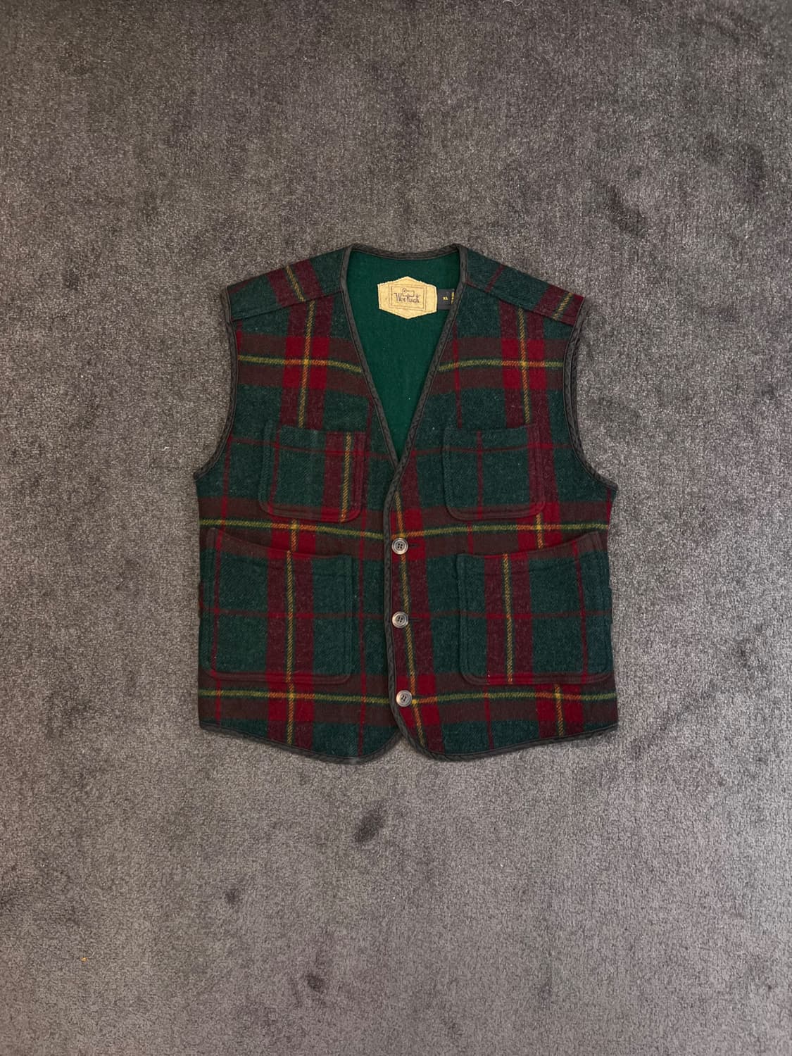 울리치 체크 울 베스트 상품이미지1